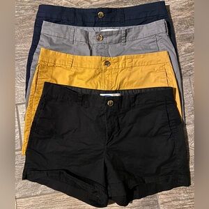 Old Navy Women's Shorts Bundle - Black, Mustard, Gray, Navy